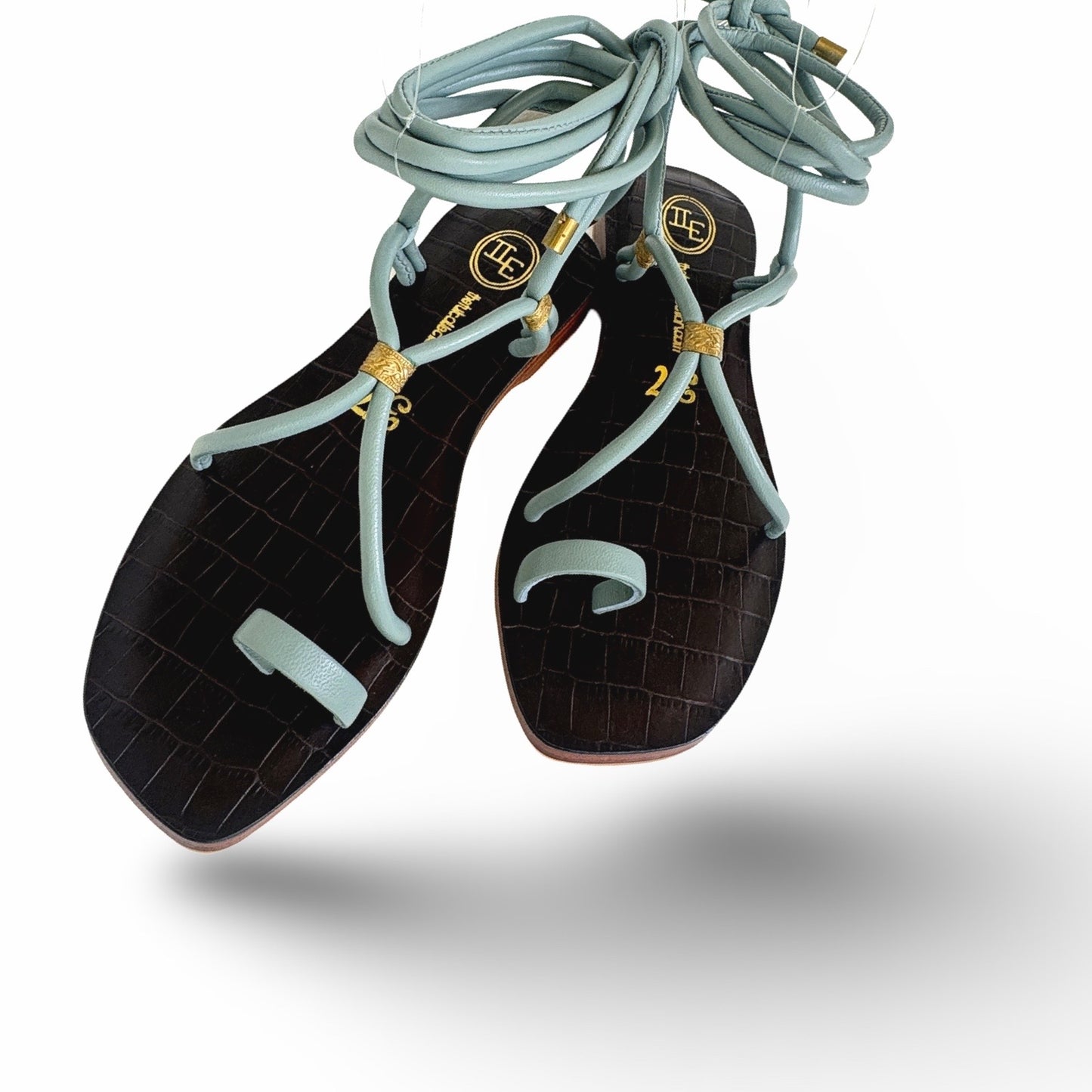 Estelle Tie Up - Blue Slate