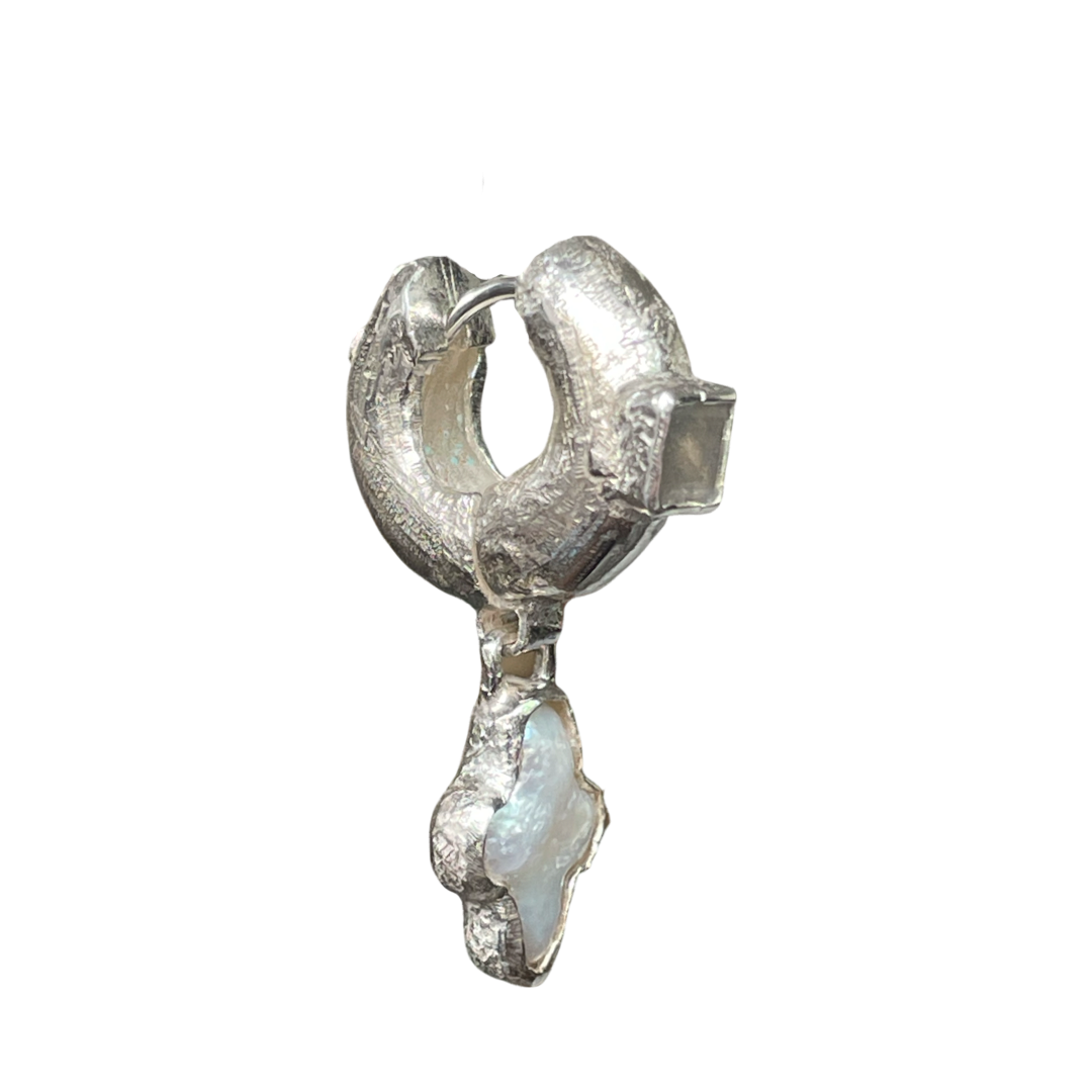 Ceceilia Huggies-silver