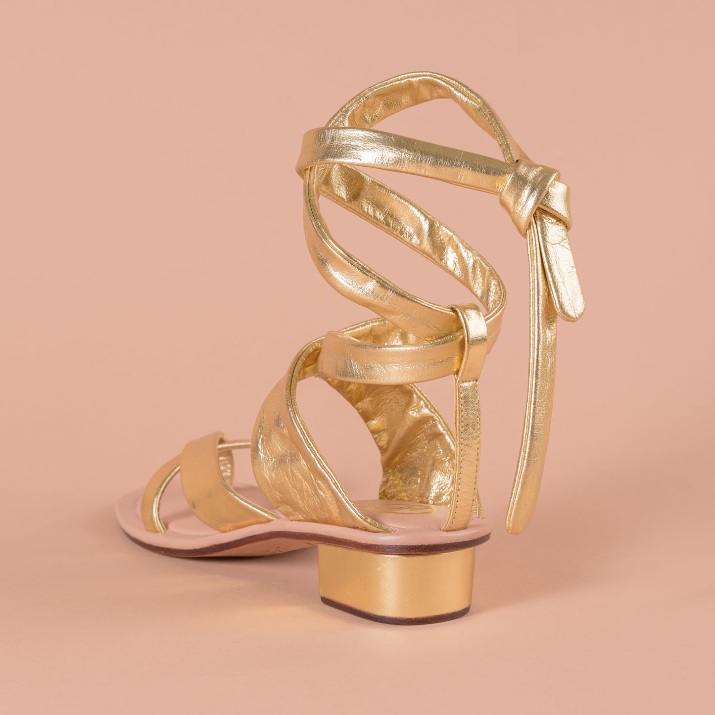 Be Easy Block heel- gold