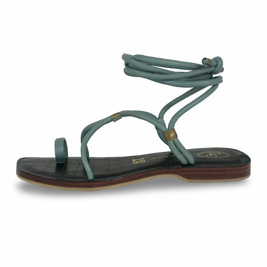 Estelle Tie Up - Blue Slate