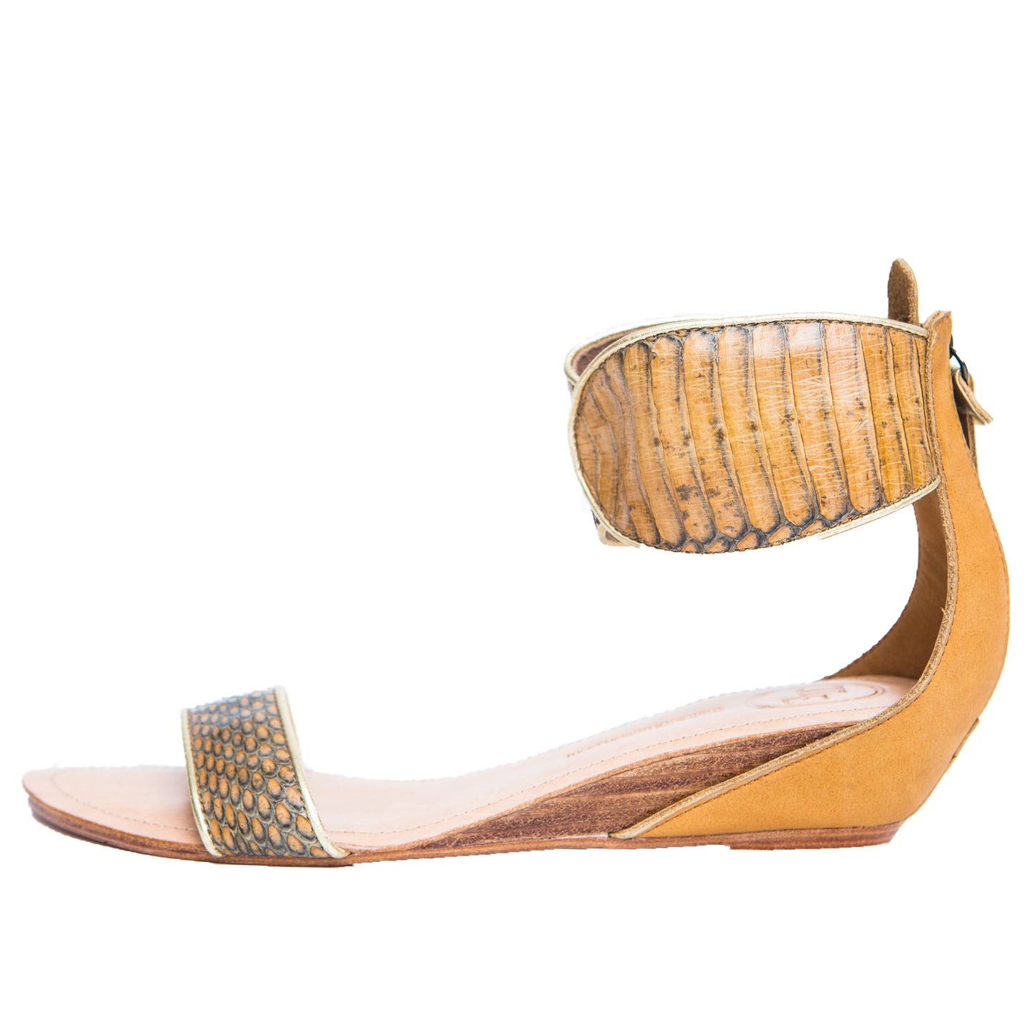 Farah Classic Wedge Sandal - Camel