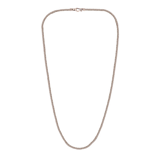 Square Long Chain Silver