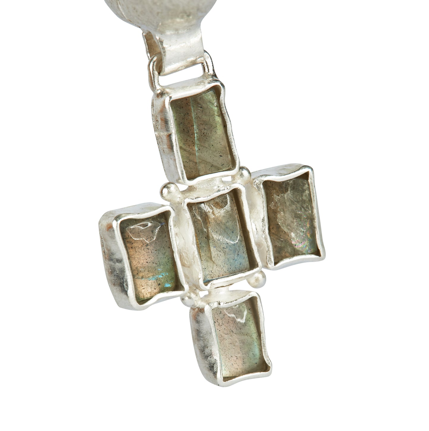 Livia Tube Earrings - Silver