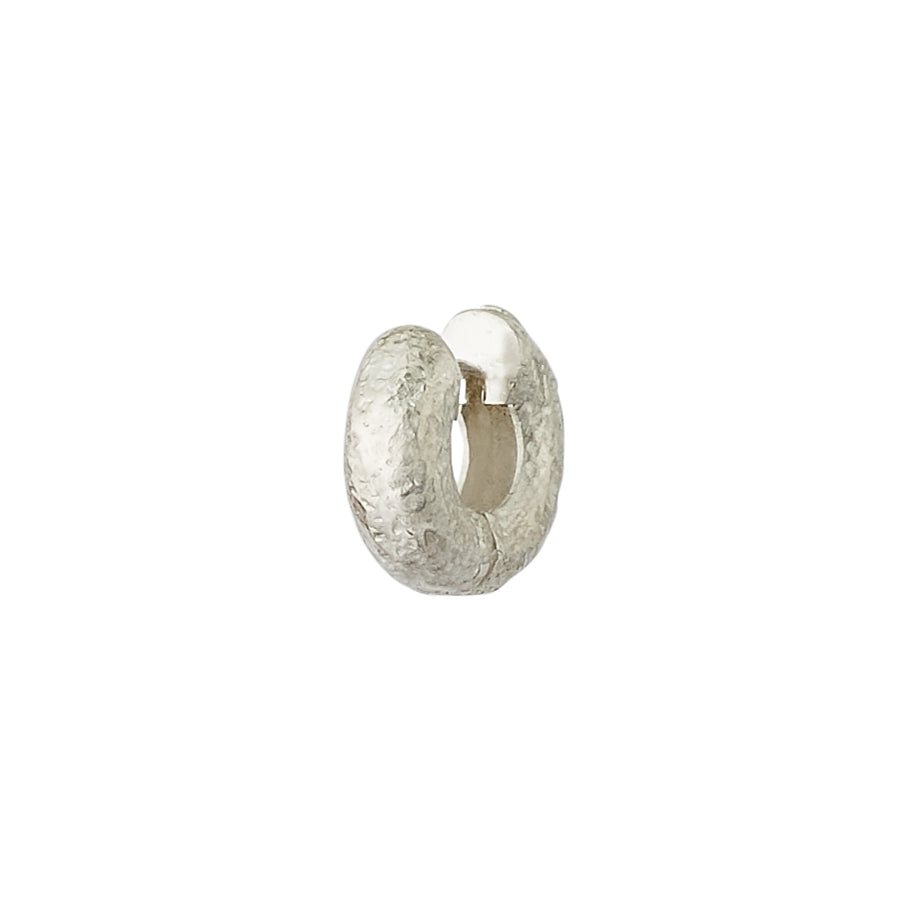 Small Tube Hoops - Silver