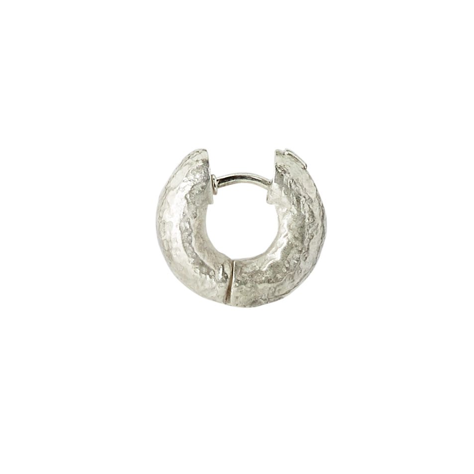 Small Tube Hoops - Silver