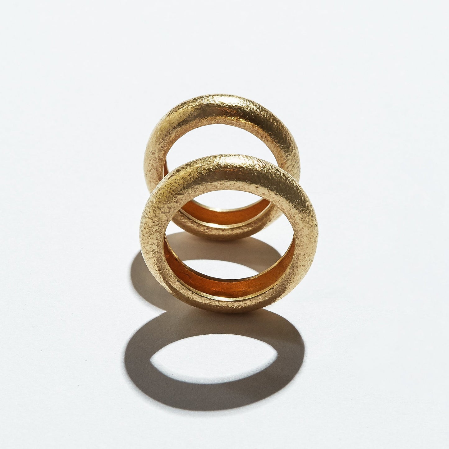 Tube Stacking Rings - Gold