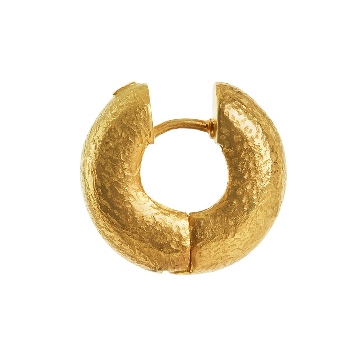 Small Tube Hoops - Gold