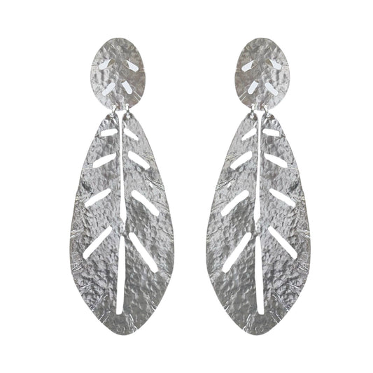 Daun earring-silver