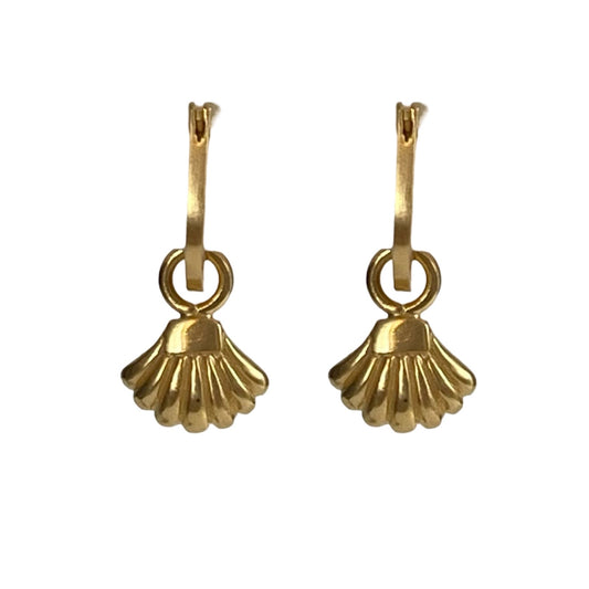 Shell U-Hoop- gold