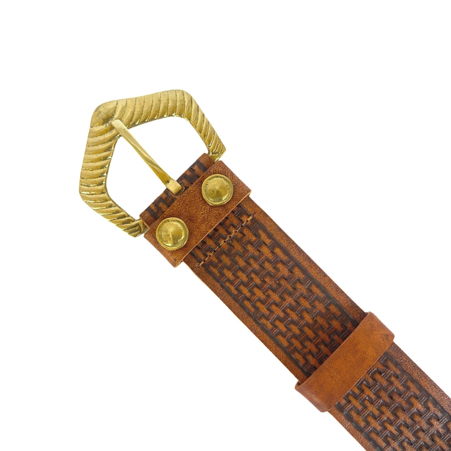 Wicker Belt- Antique Tan