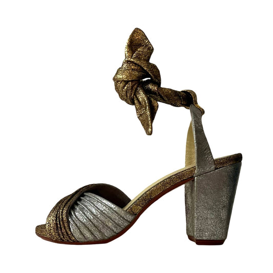 Simone Heel - Silver/Gold