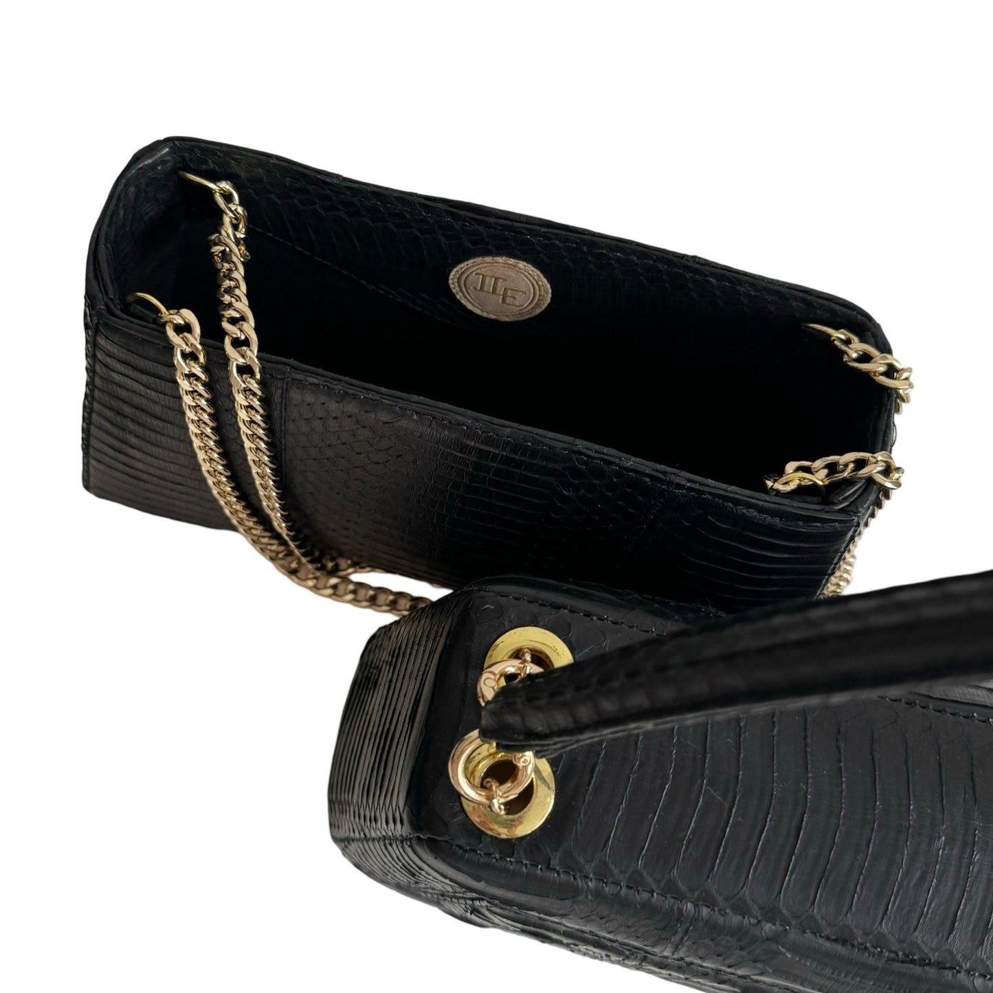 Box Bag- Black/gold