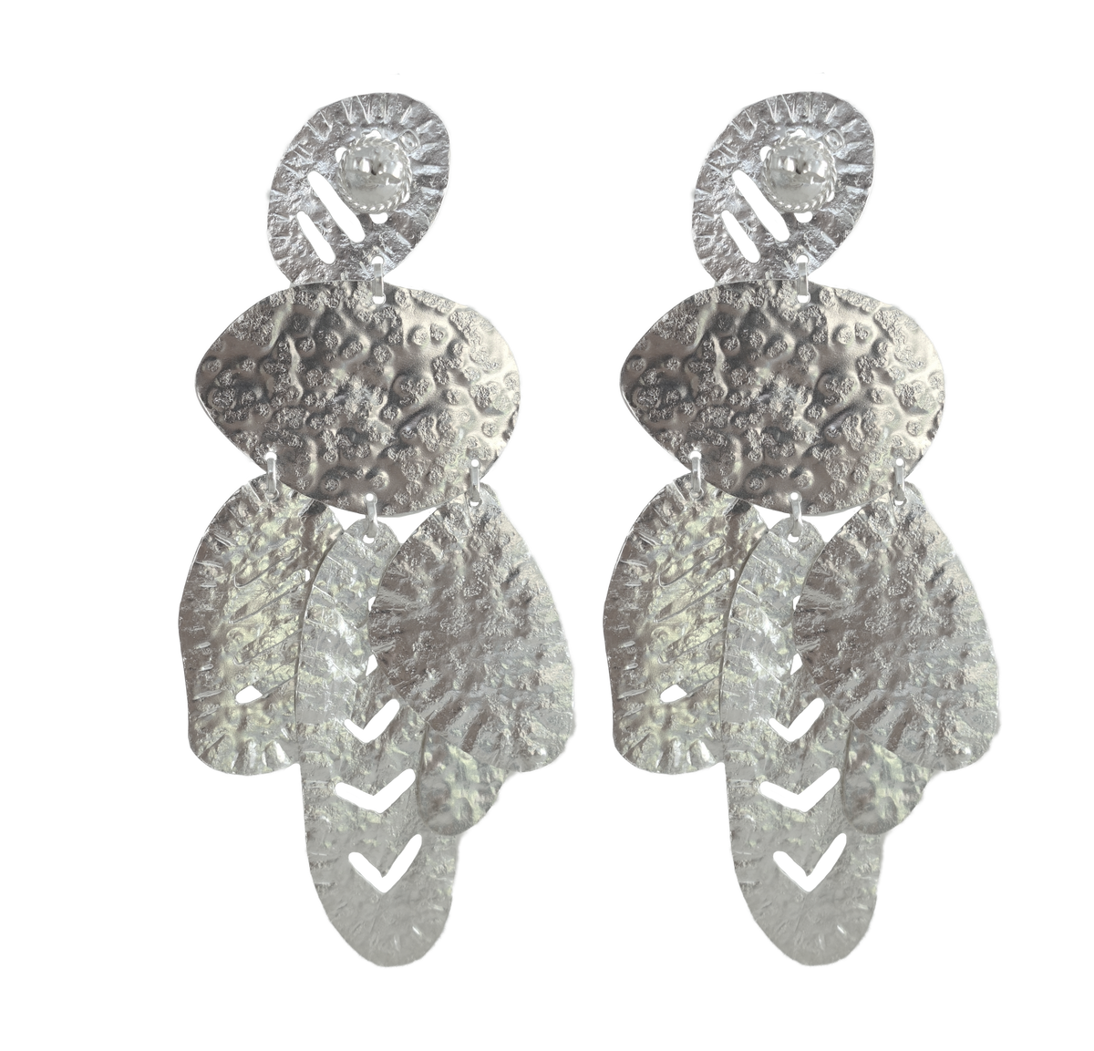 Relic earrings- silver