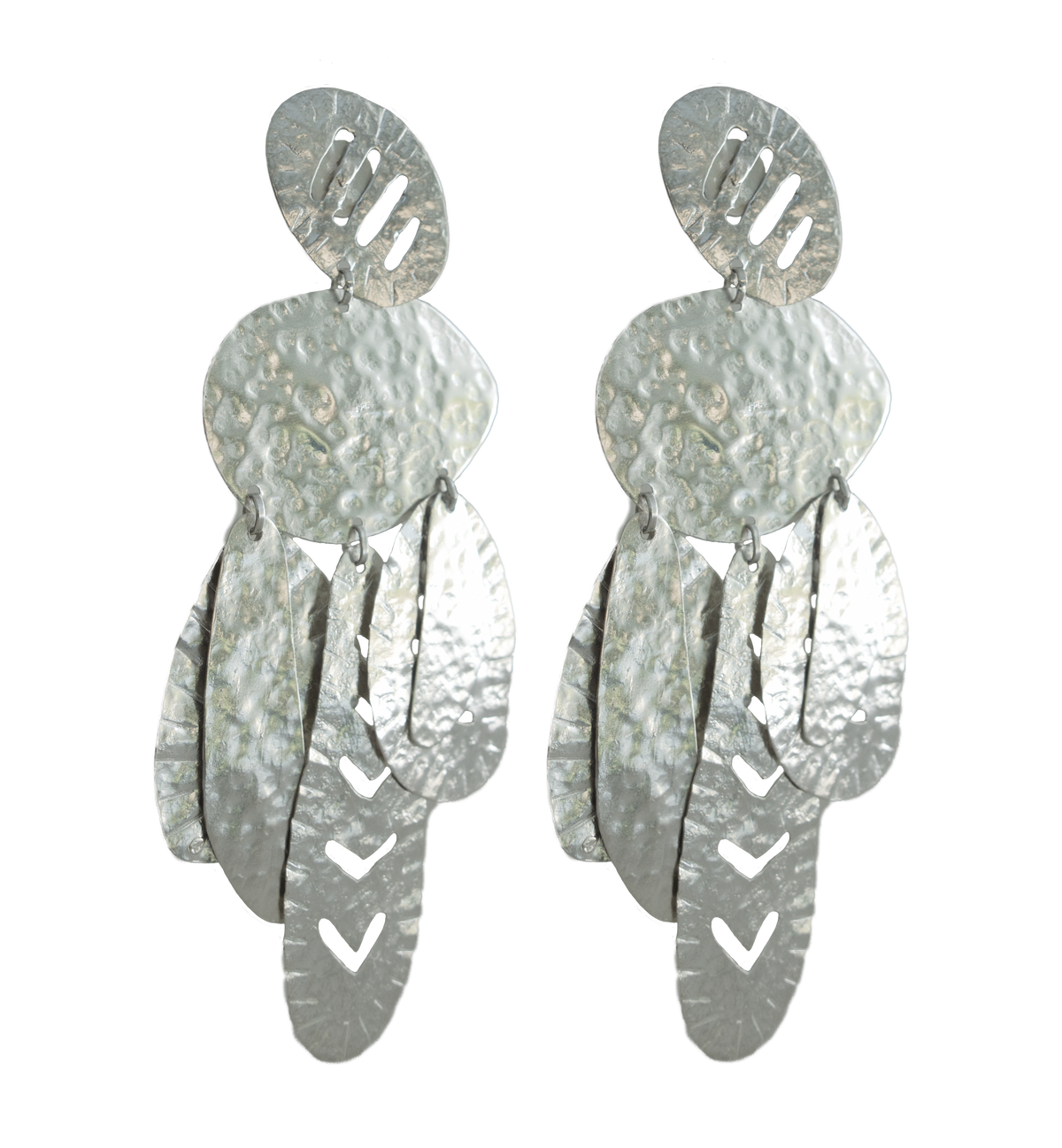 Relic earrings- silver