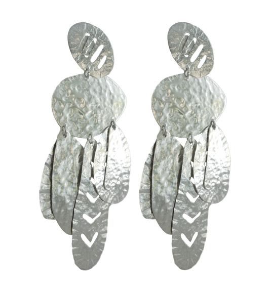 Relic earrings- silver