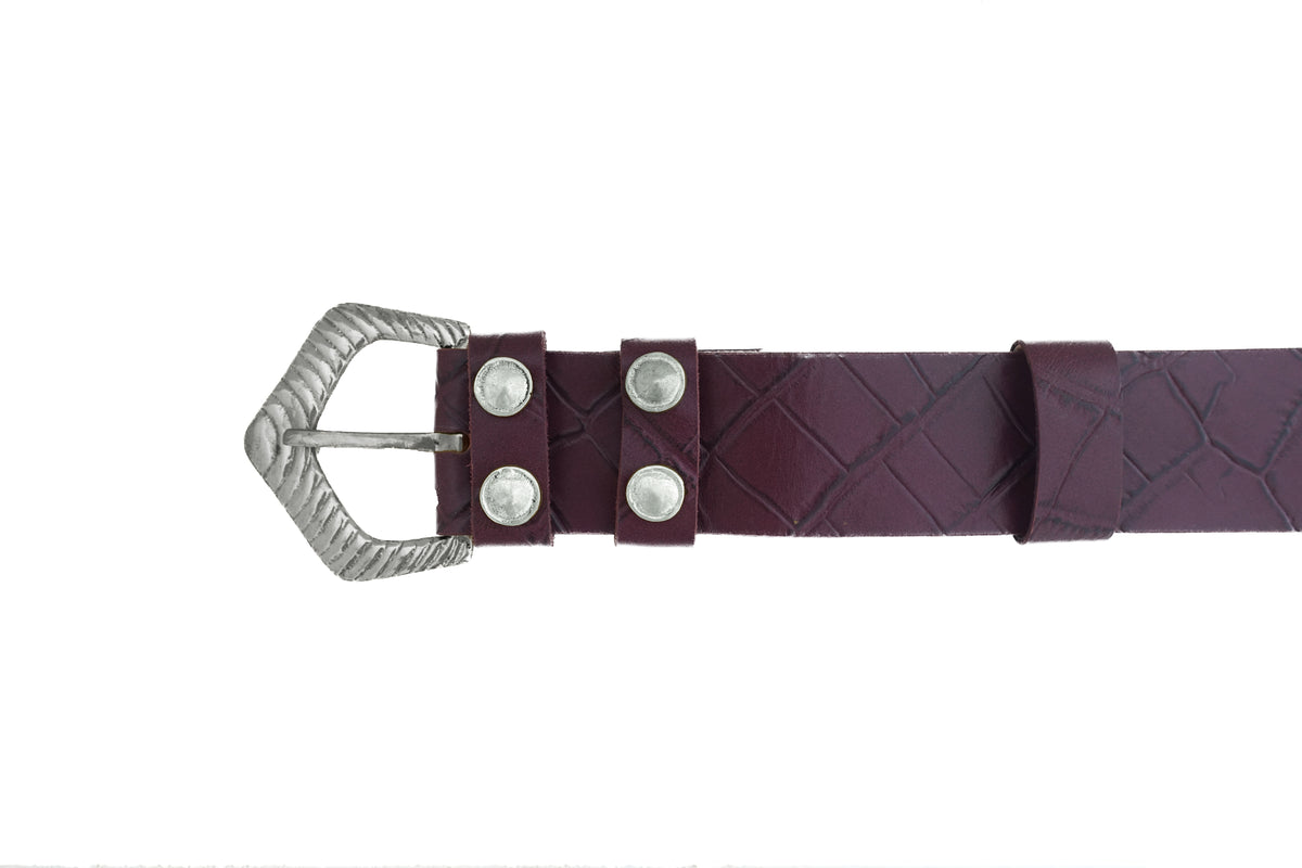 Burgundy/SILVER