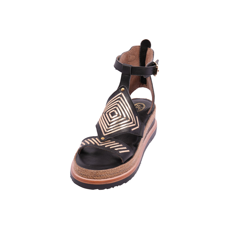 Goodie Block Heel Sandal 5cm - Camel