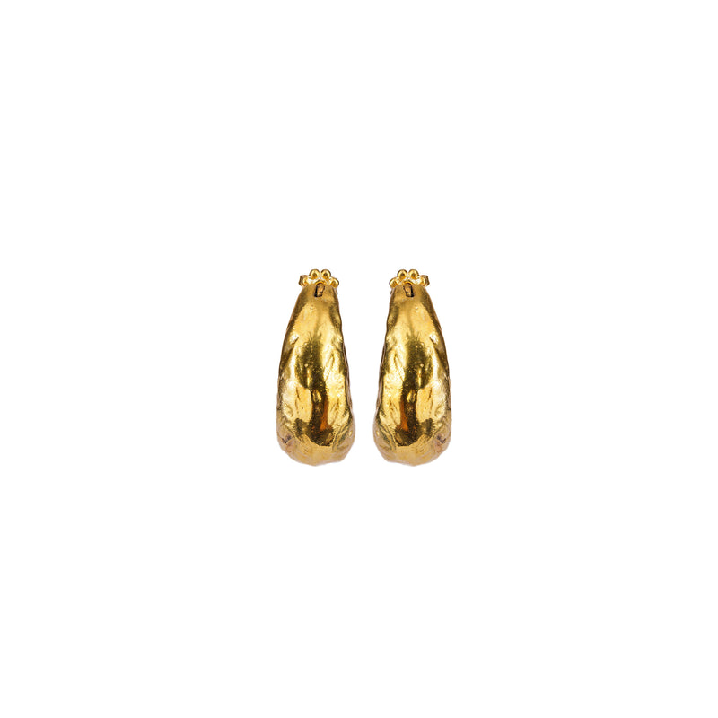 Livia Tube Earrings - Gold