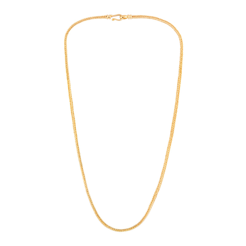 Square Long Chain Gold