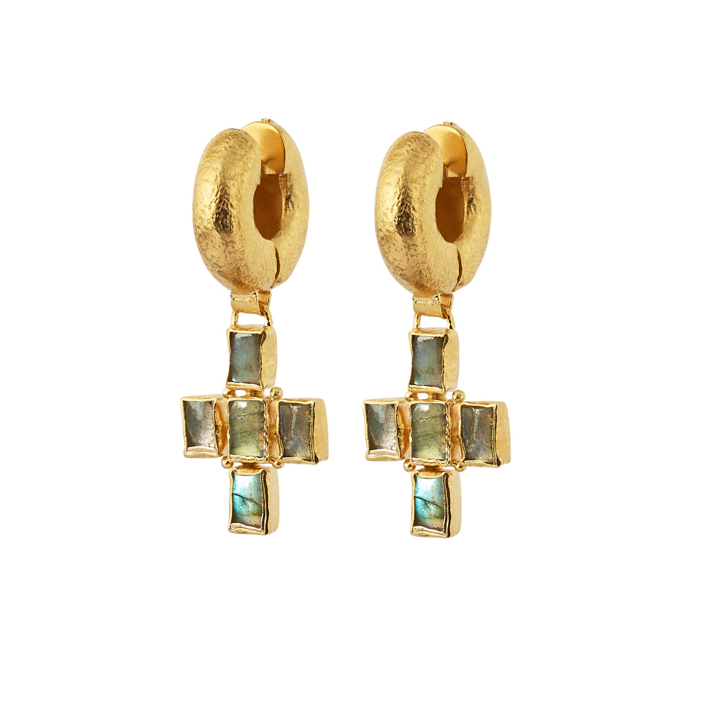 Livia Tube Earrings - Gold