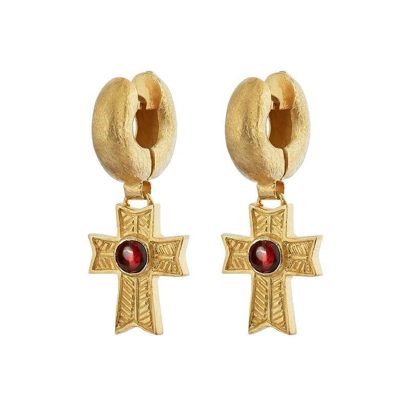 Empress Tube Earrings - Gold