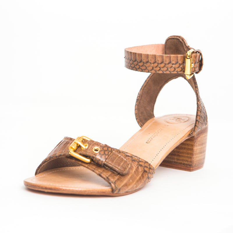Farah Classic Wedge Sandal - Natural