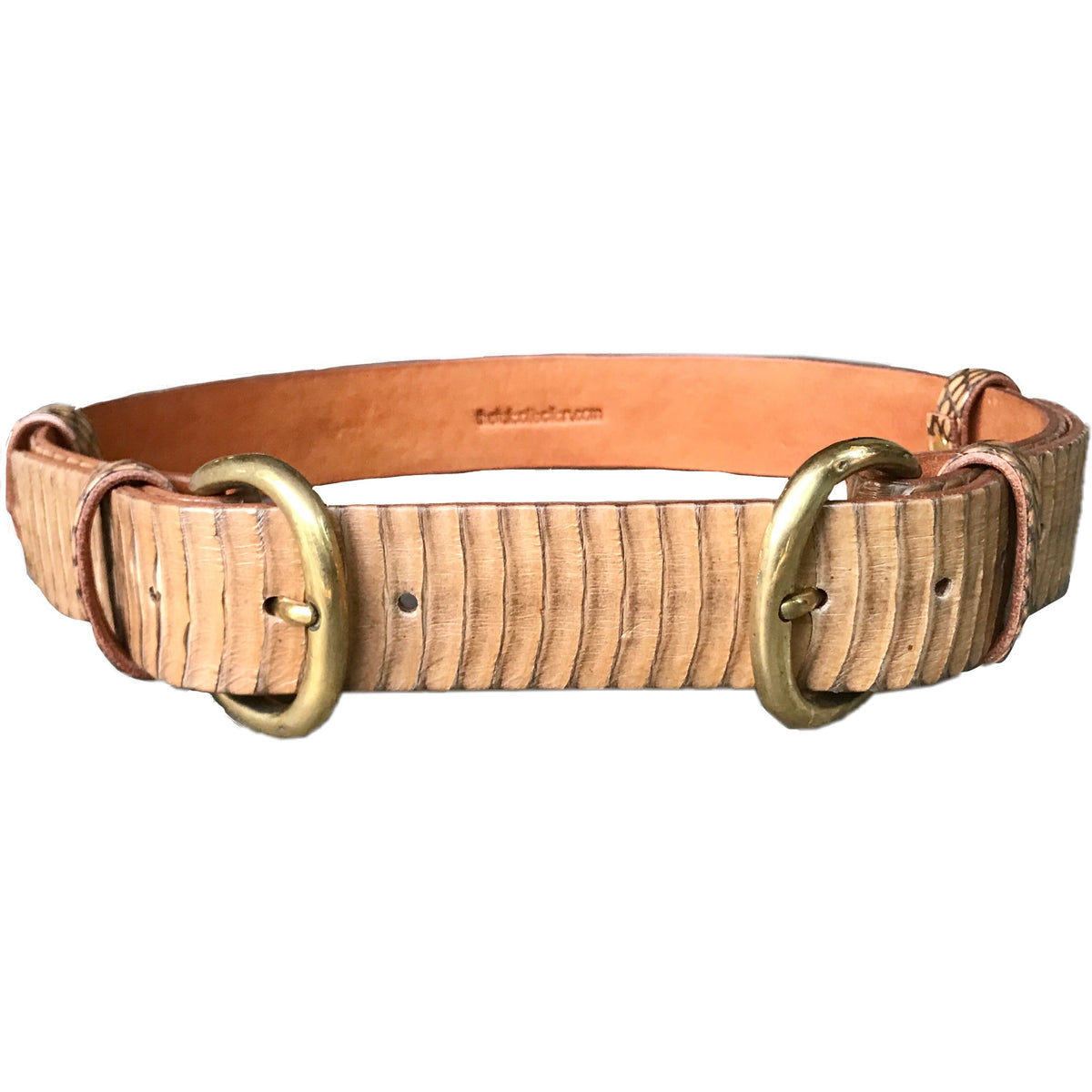 Double Buckle Belt - Camel
